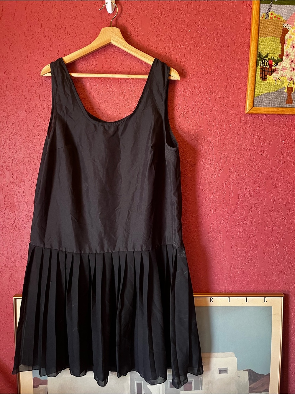 Sheer Drop-Waist Dress